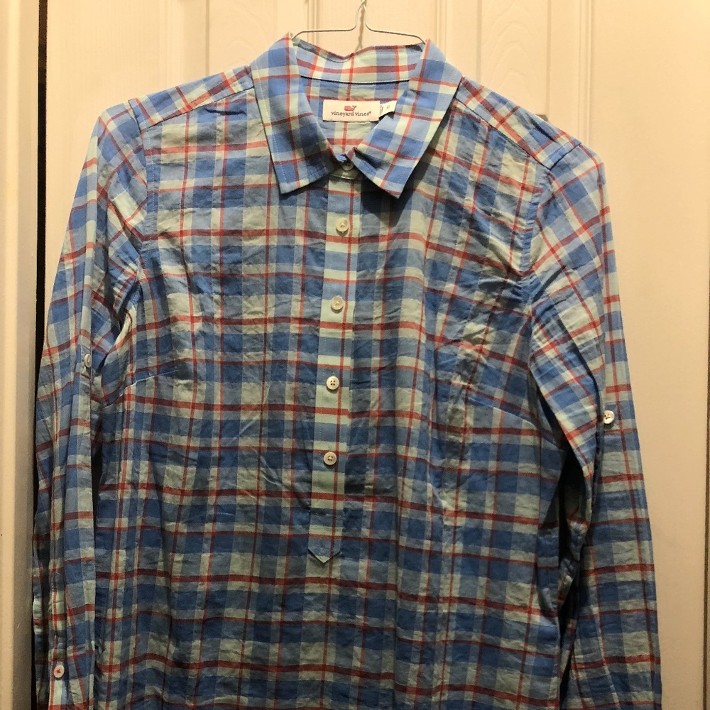 Vineyard Vines Women Button Down Size 10 EUC